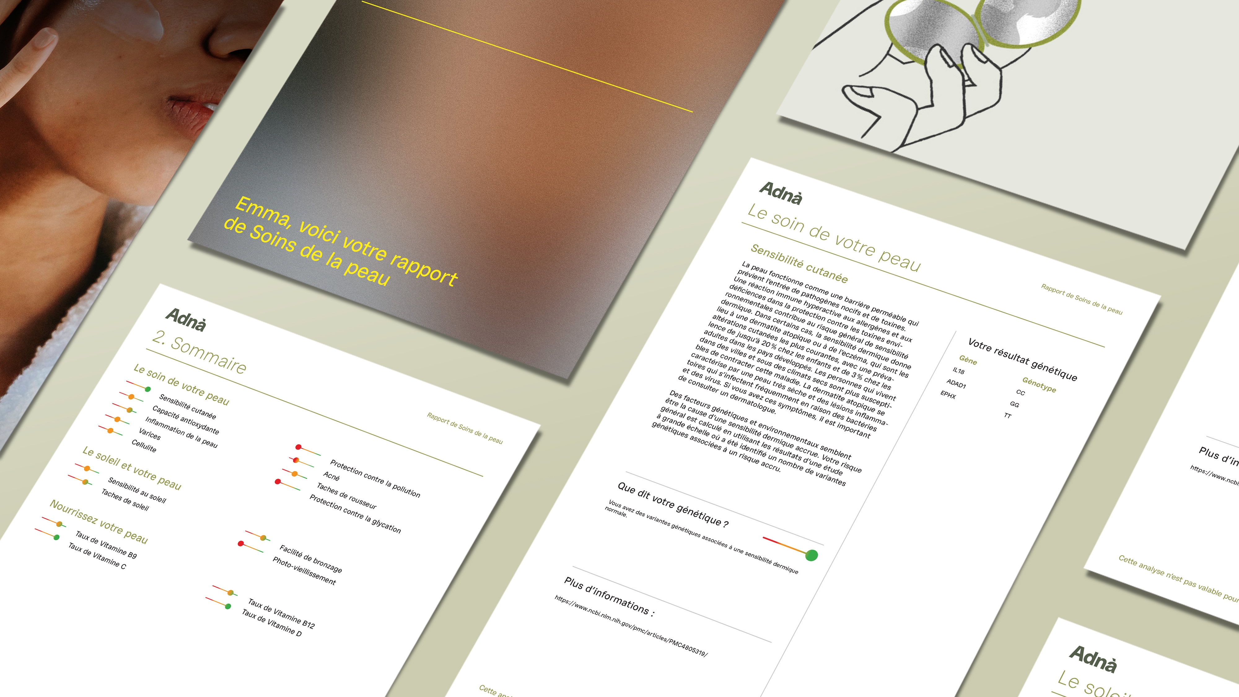Adna Visuel Rapport Accueil SKINCARE FR