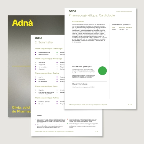 Adna Visuel Rapport Produit PHARMACOGENOMICS FR